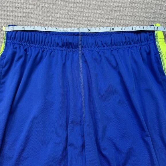 Nike Dri Fit Mens Blue Basketball Shorts Elastic Waist Inner Drawstring Size M - Picture 9 of 13